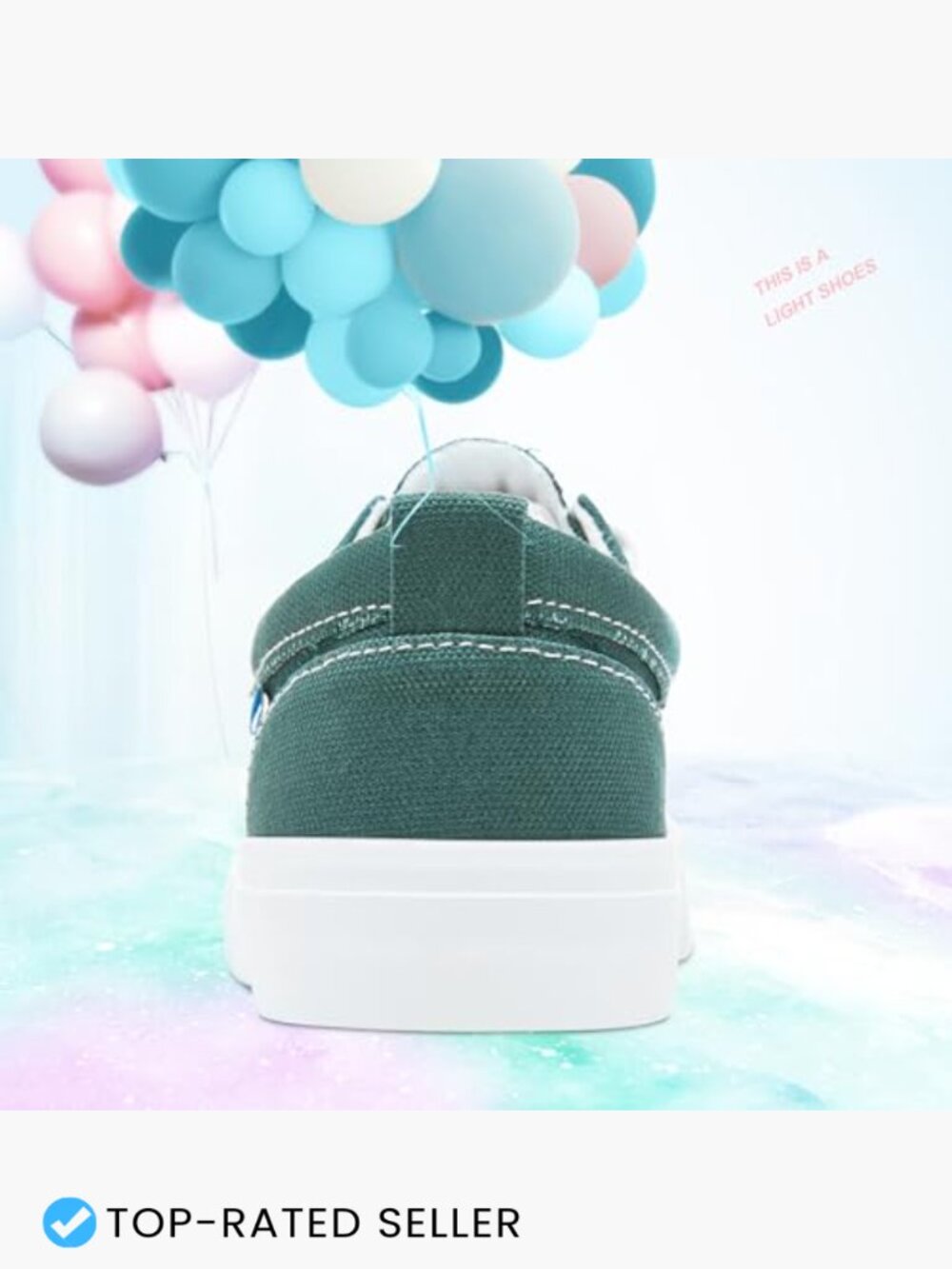 Cute Lace Up Canvas Sneakers Low Top Washed Flat Comfortable Walking Shoes - Picture 3 of 7